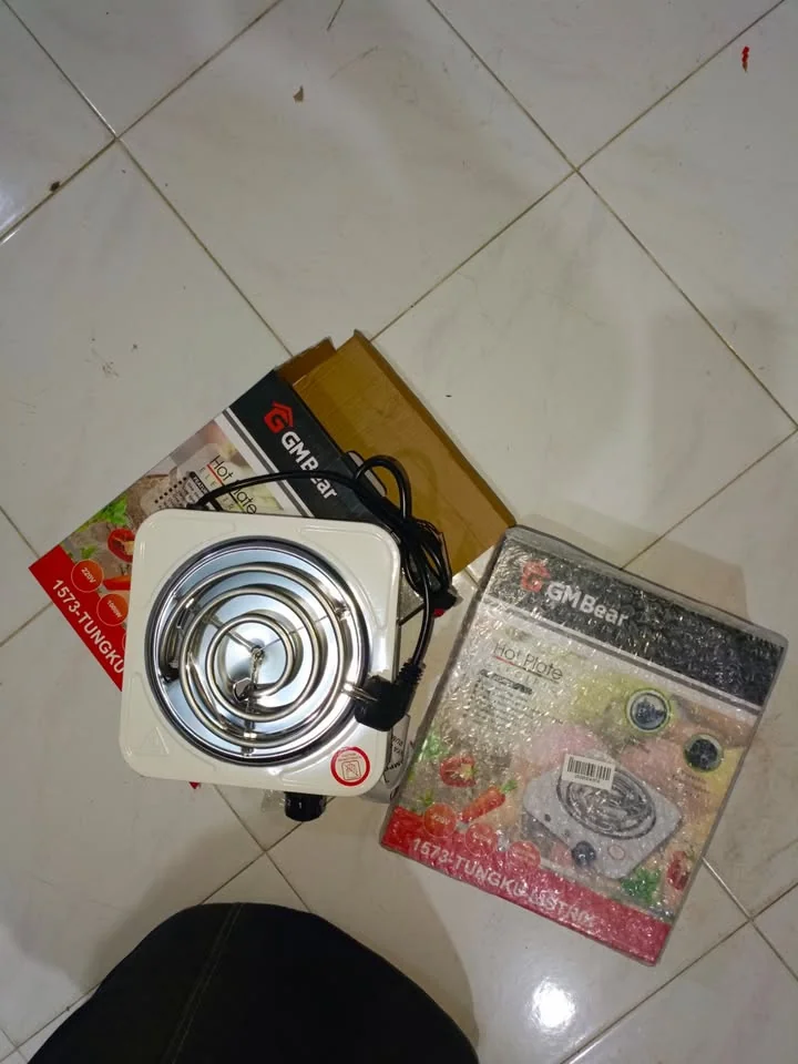 Kompor listrik GM Bear Low Watt Mini/ Electric Stove Portable 1 tungku