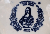 Piring antik monalisa