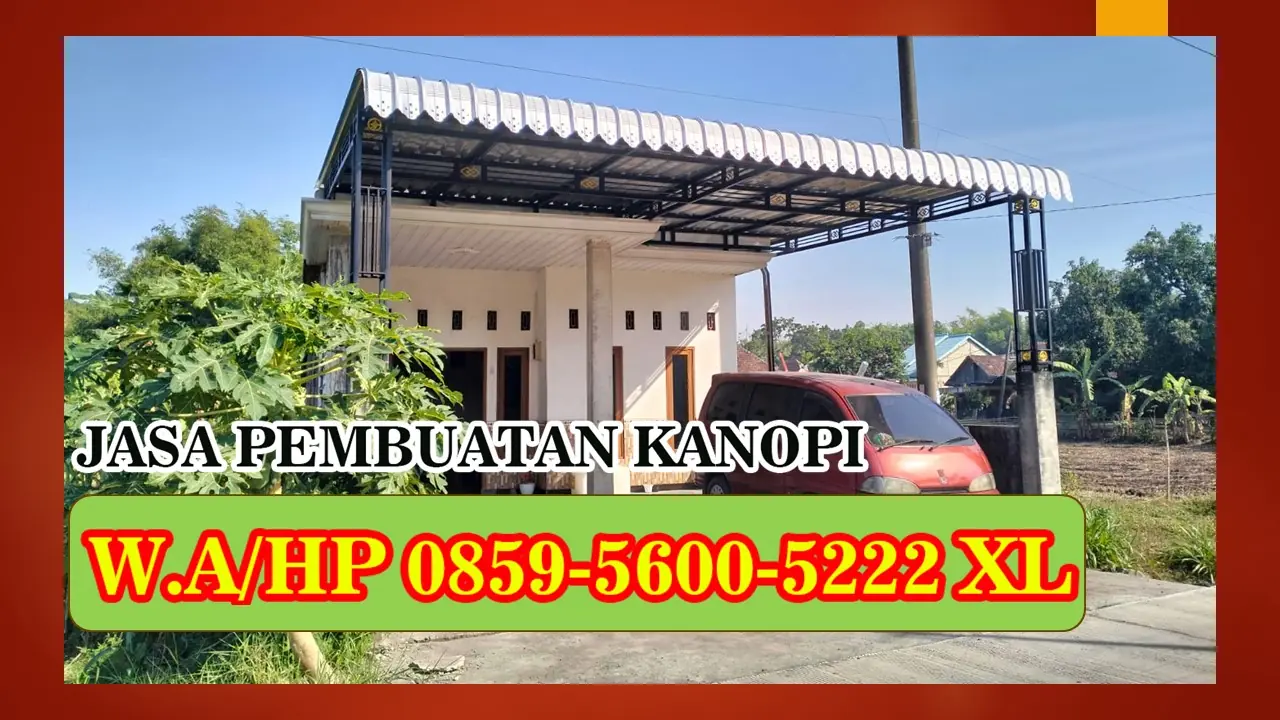 jasa kanopi baja ringan Sidoarjo