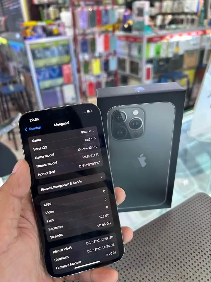 Iphone 13 PRO 128 INTER (Grey) Joss😍Mumer✌️