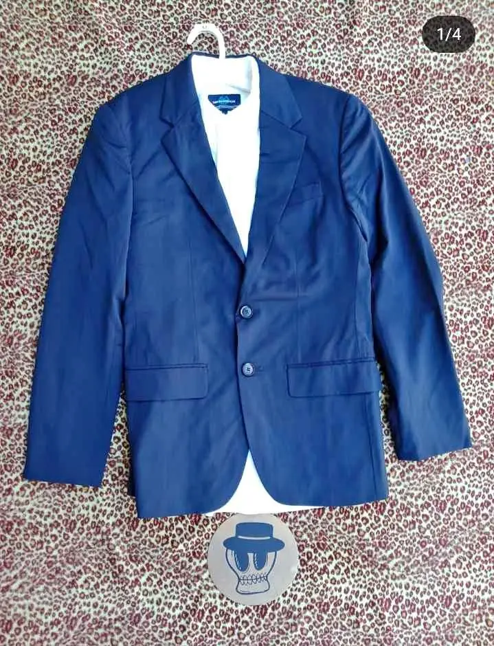 Jas biru gelap