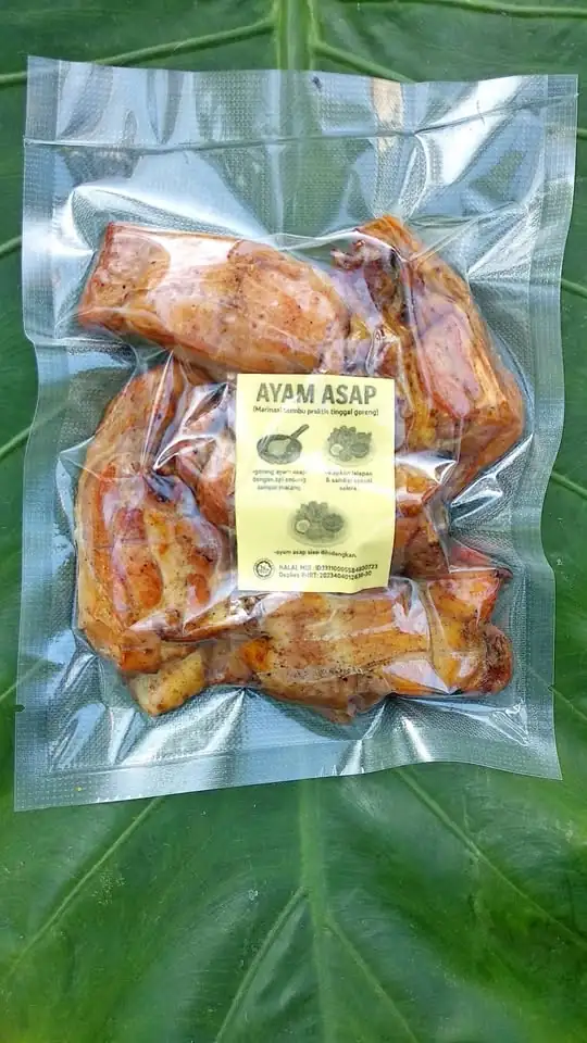 Tinggal goreng Ayam asap marinasi