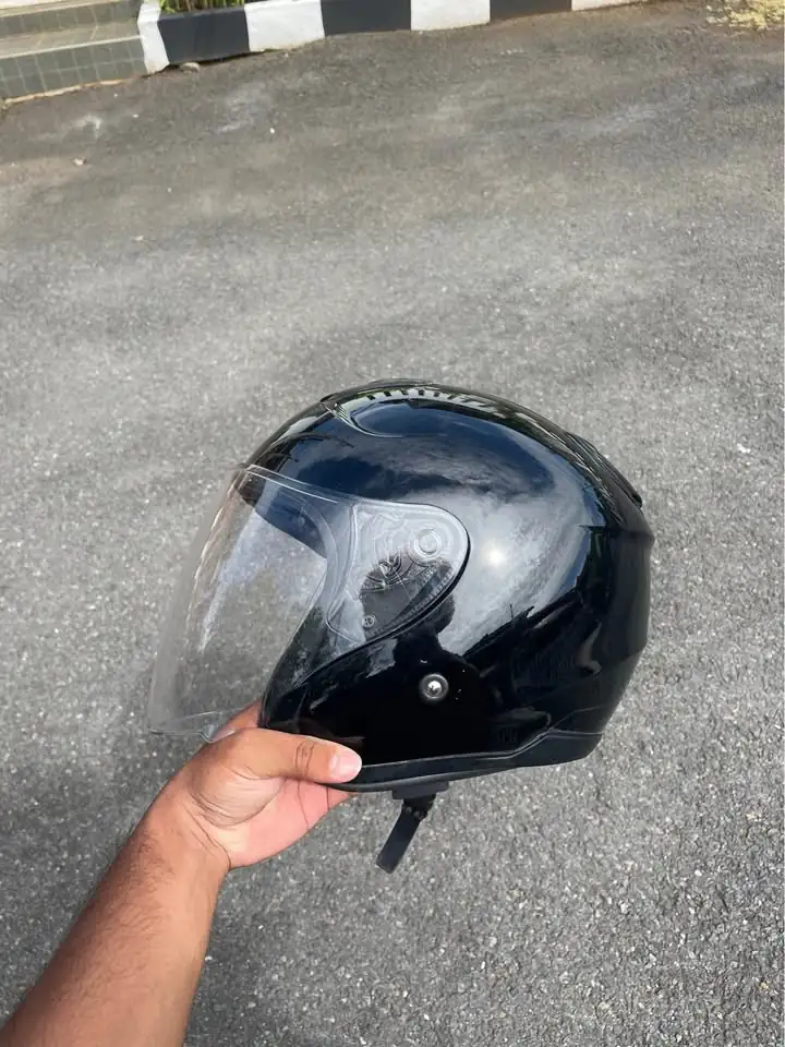 KYT KYOTO R Hitam Glossy XL