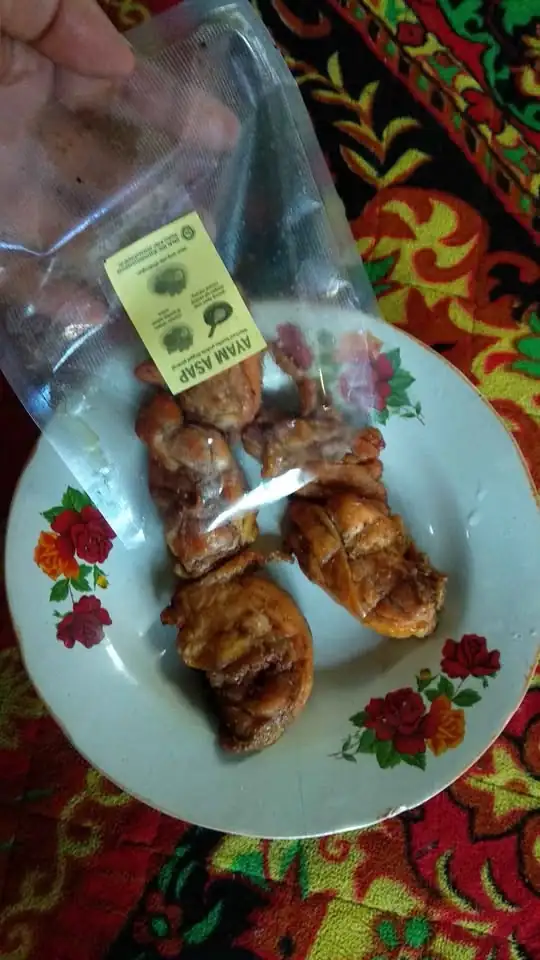Tinggal goreng Ayam asap marinasi