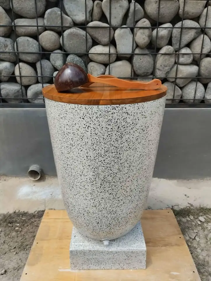 Gentong bak mandi teraso kekinian