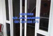 Pintu jendela kusen alumunium