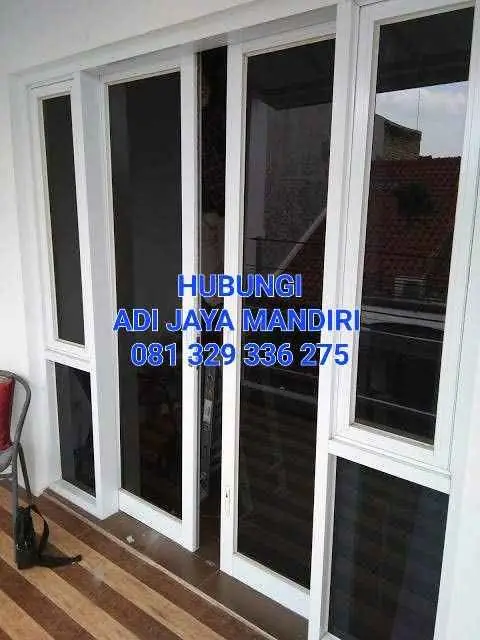 Pintu jendela kusen alumunium