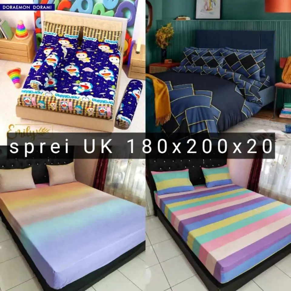 Sprei ukuran 180x200x20