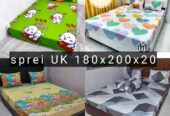 Sprei ukuran 180x200x20