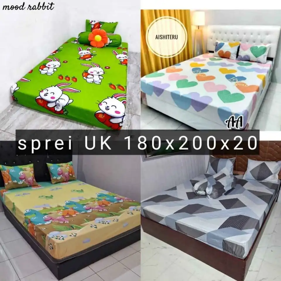 Sprei ukuran 180x200x20