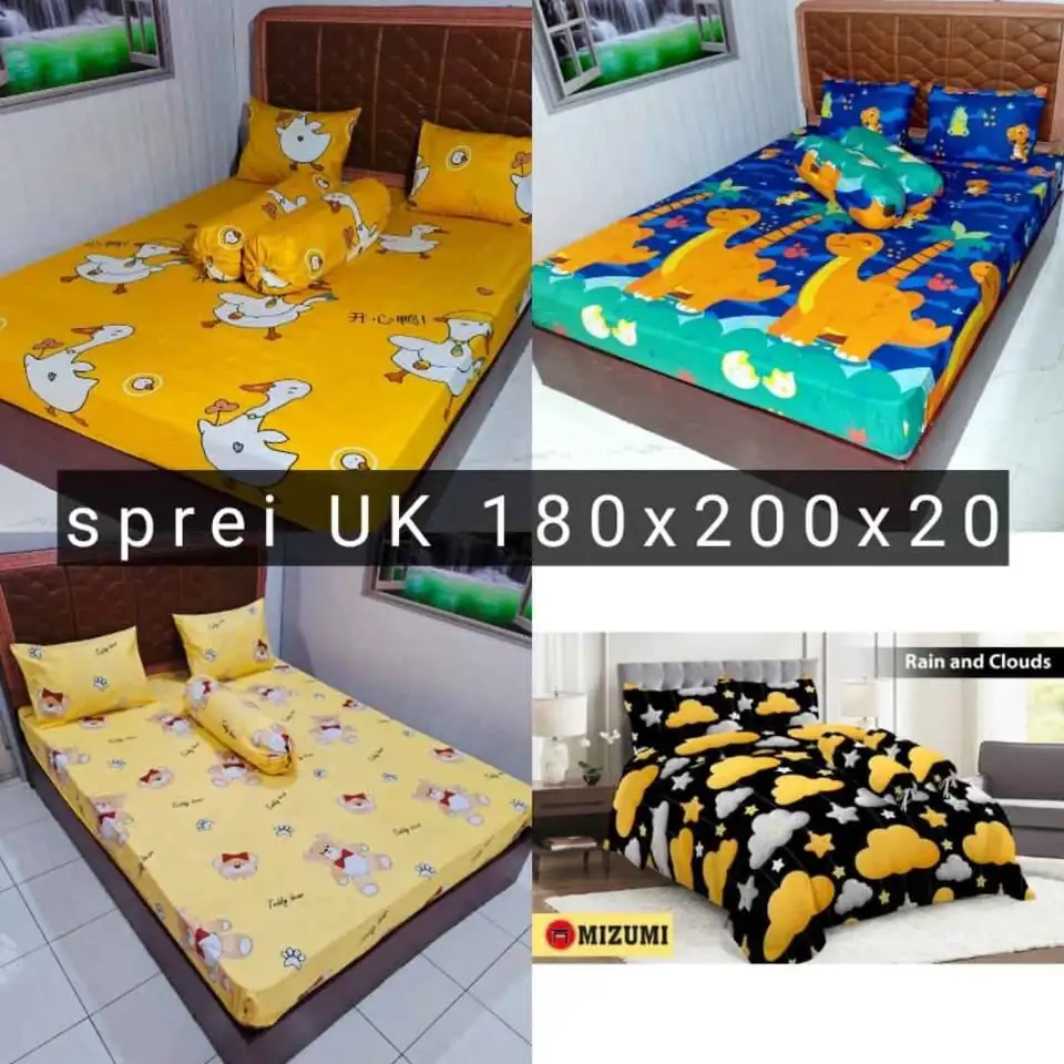 Sprei ukuran 180x200x20