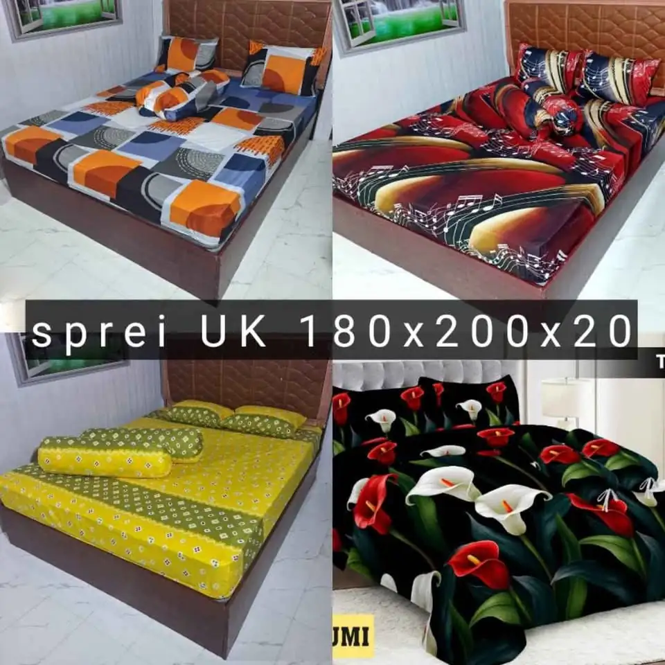 Sprei ukuran 180x200x20