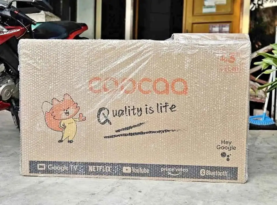 Tv coocaa 43 google tv baru UHD 4k youtube netflix Rp1.000.000
