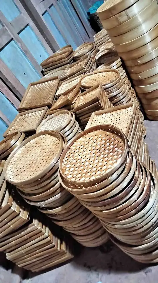 Piring bambu
