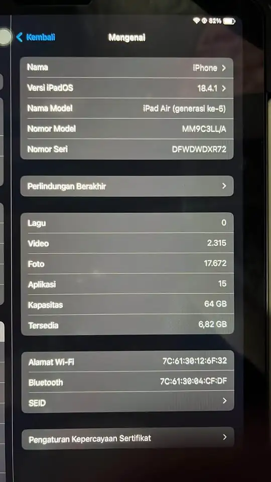 Dijual BU iPad Air 5