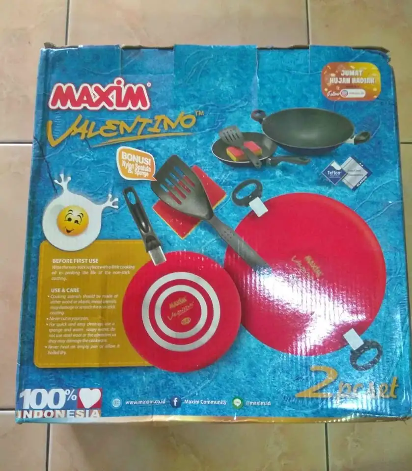 MURAH Harga Wajan Teflon Maxim Anti Lengket