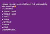 Paket sayur