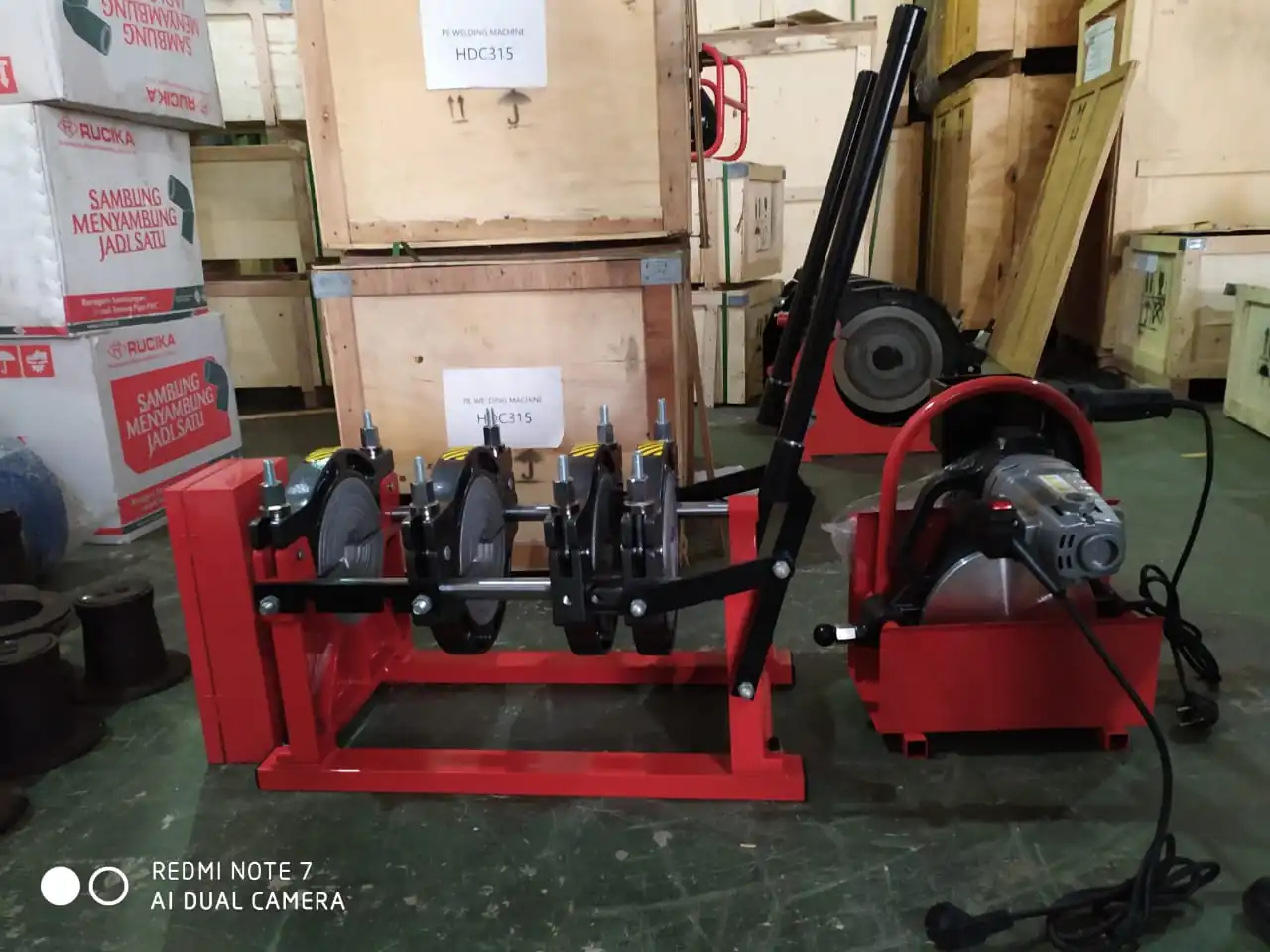 Mesin Join Pipa Hdpe Manual Series-T 4 Clamp 6 Inch 160mm