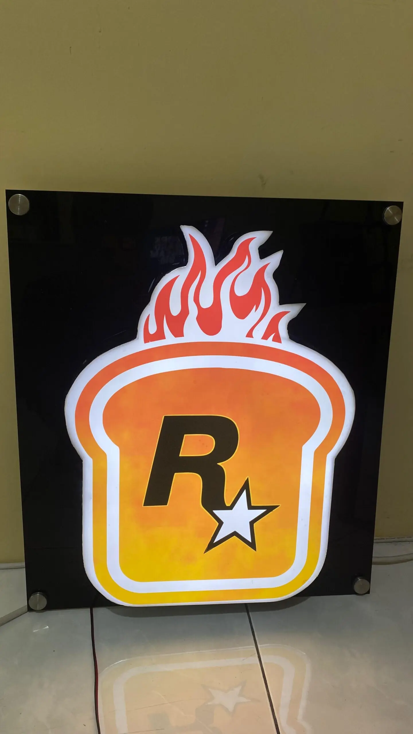 NEON BOX AKRILIK ( COCOK UNTUK DI GEROBAK )