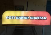 NEON BOX AKRILIK ( COCOK UNTUK DI GEROBAK )