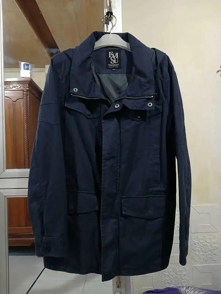 Jaket parka evisu tebal