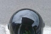 Helm Scoopy hitam busa hitam simpel
