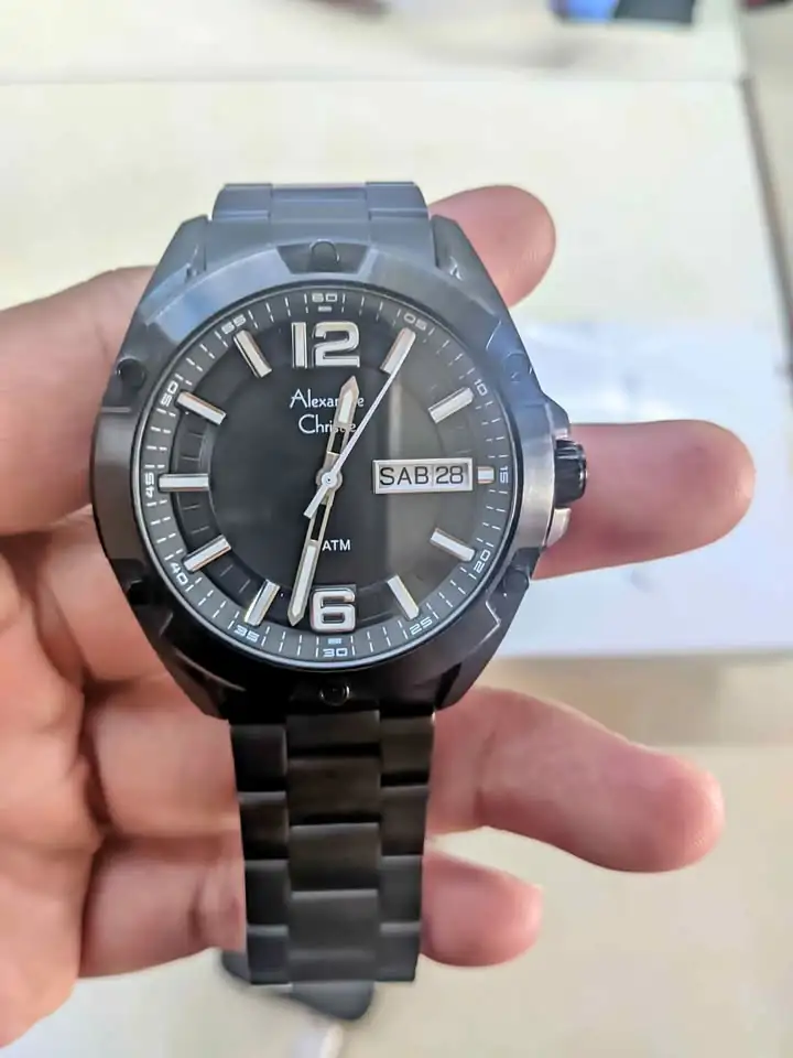 Jam tangan alexandre christie &.power bank