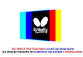 Tenis meja pingpong merk BUTTERFLY tipe outdoor