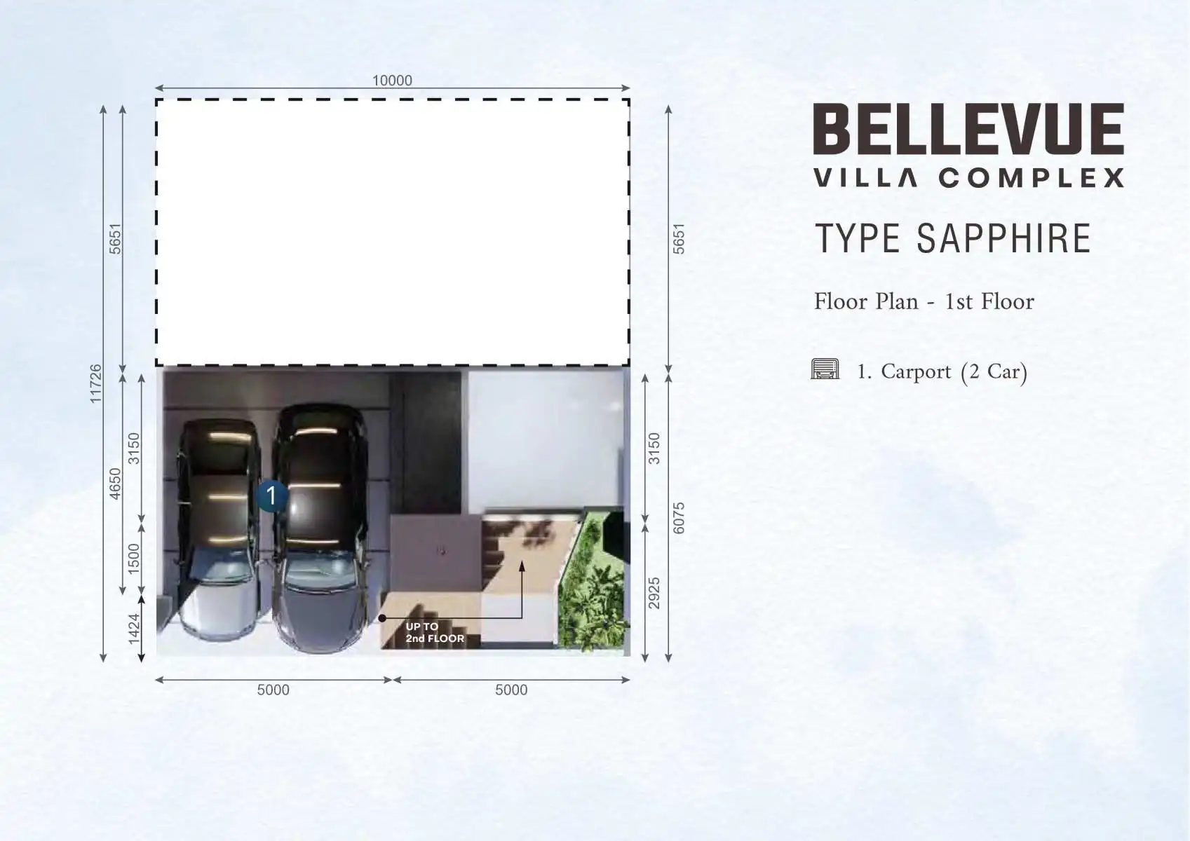 Jual Villa Primary Bellevue Villa Complex Canggu Type Saphire 3 Lantai