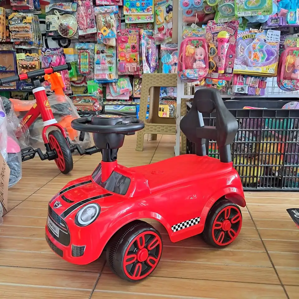 mainan anak mobil naik minicooper