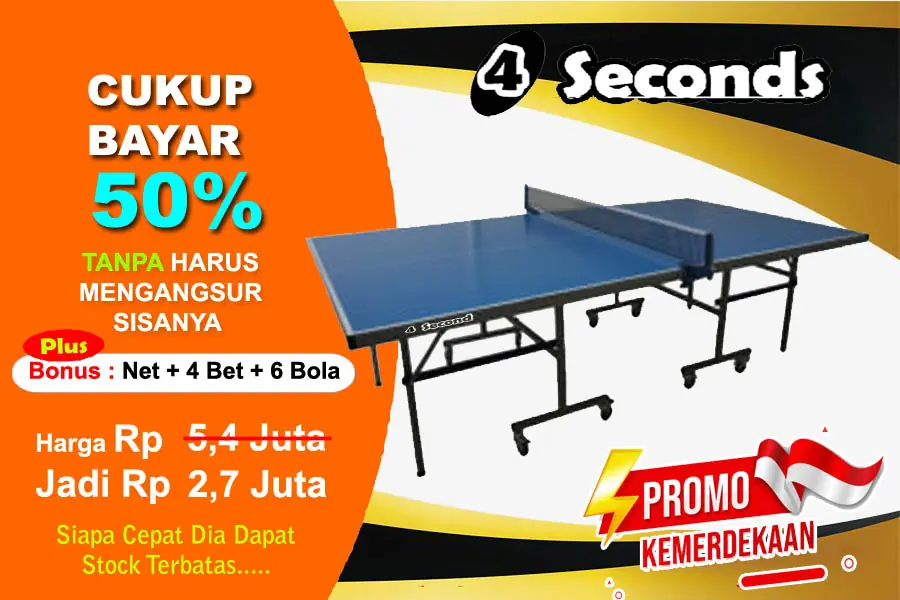 Tenis meja pingpong merk 4SECONDS