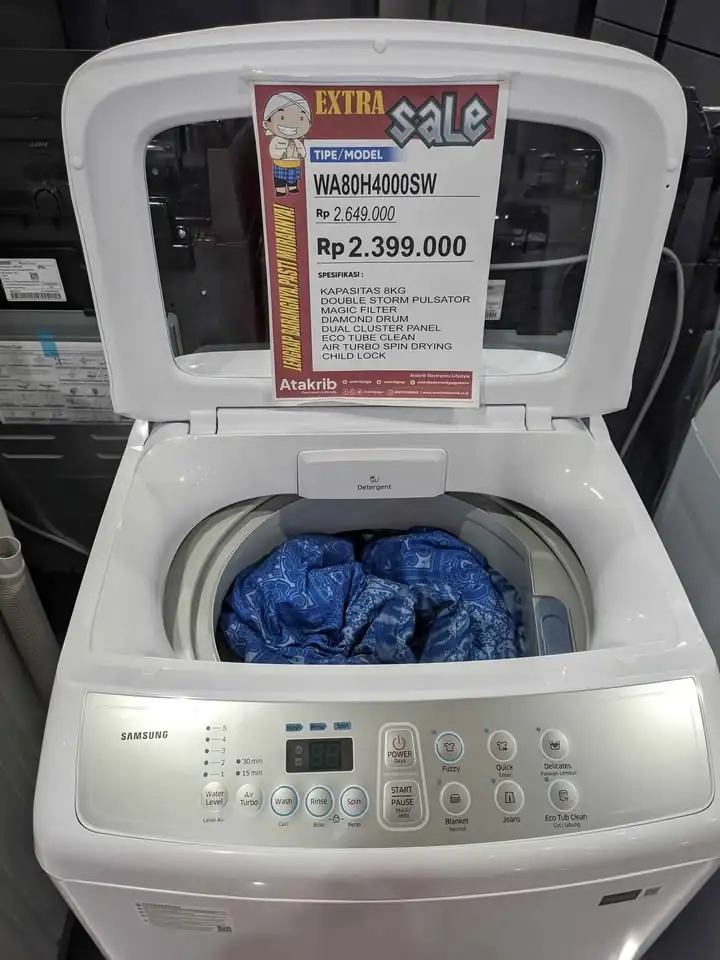 PROMO SPESIAL MESIN CUCI SAMSUNG 8KG, bisa cicil lansung bawa pulang!