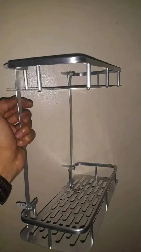 RAK KAMAR MANDI DINDING 2 TINGKAT