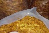 Kripek pisang manis madu