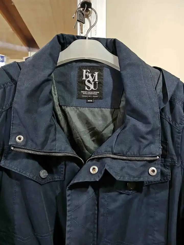 Jaket parka evisu tebal