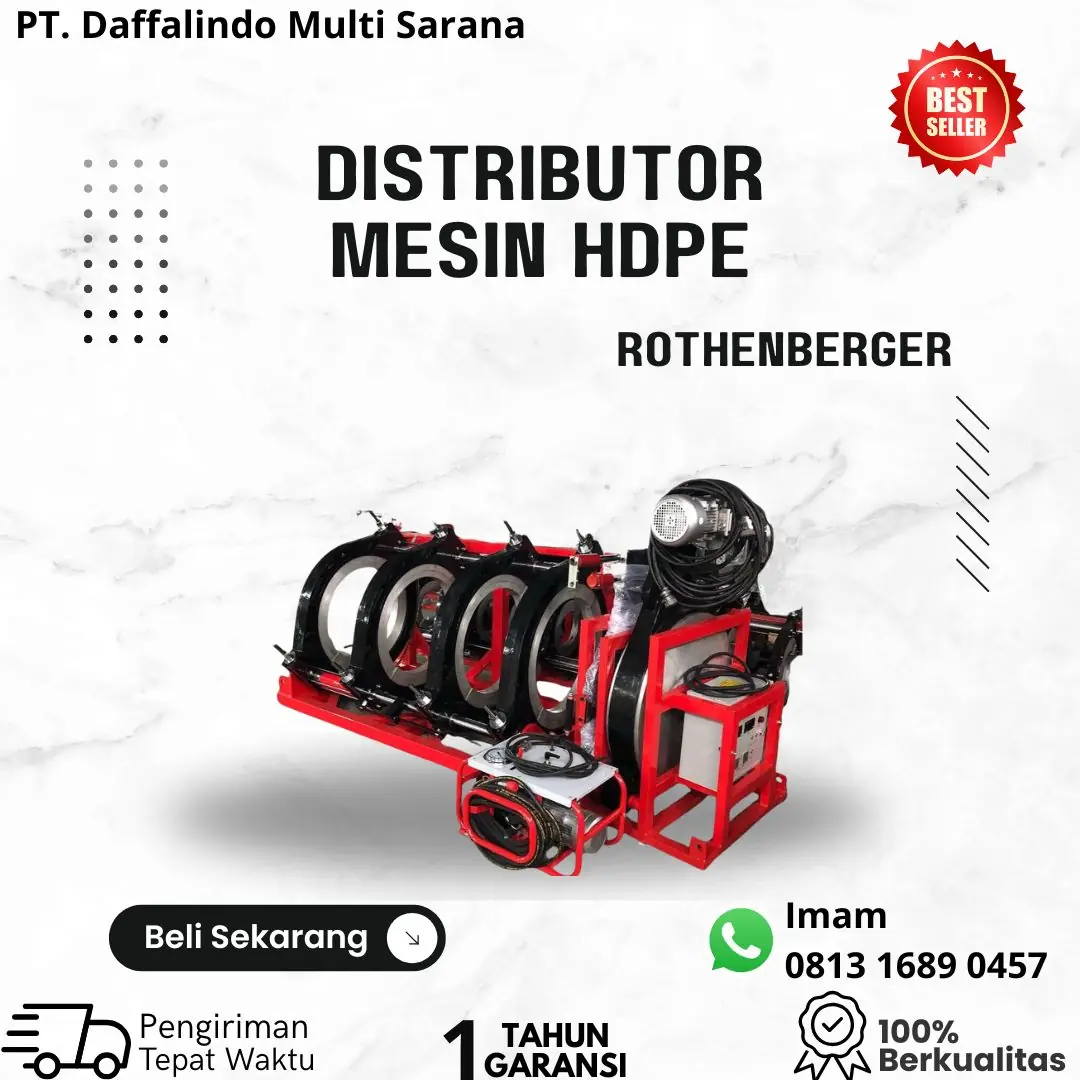 Mesin las pipa hdpe SHD Hydraulic merk rothenberger (40-160) UK 160mm