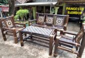 Kursi Bambu 1 set / Lincak