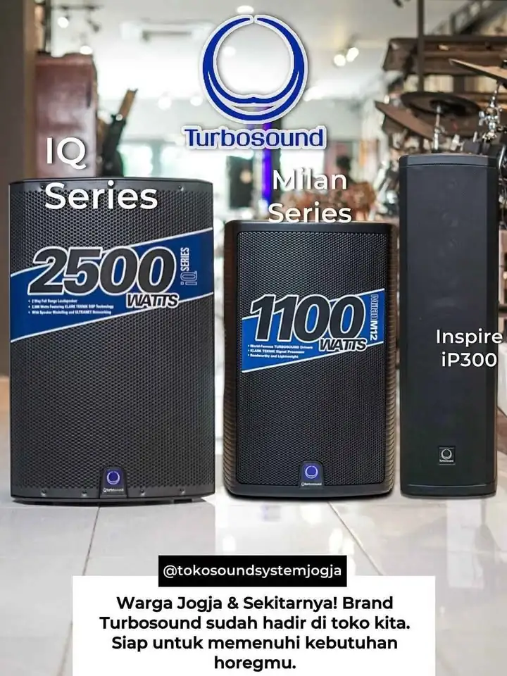 TURBO SOUND MILAN IQ IP TfX NEW