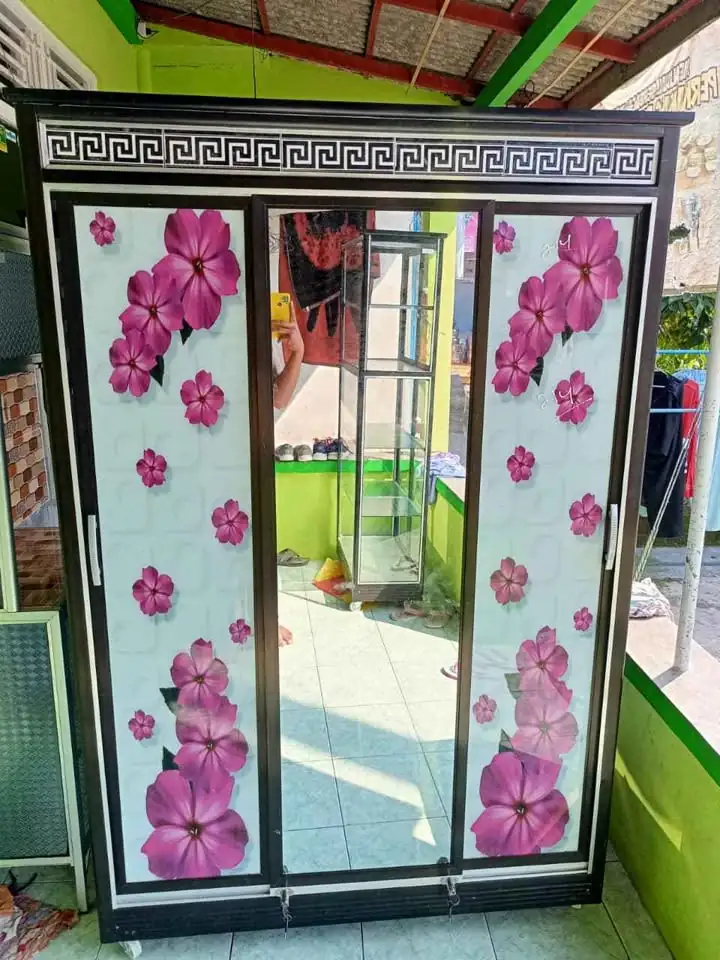 Rak aluminium kaca GRATIS ONGKIR