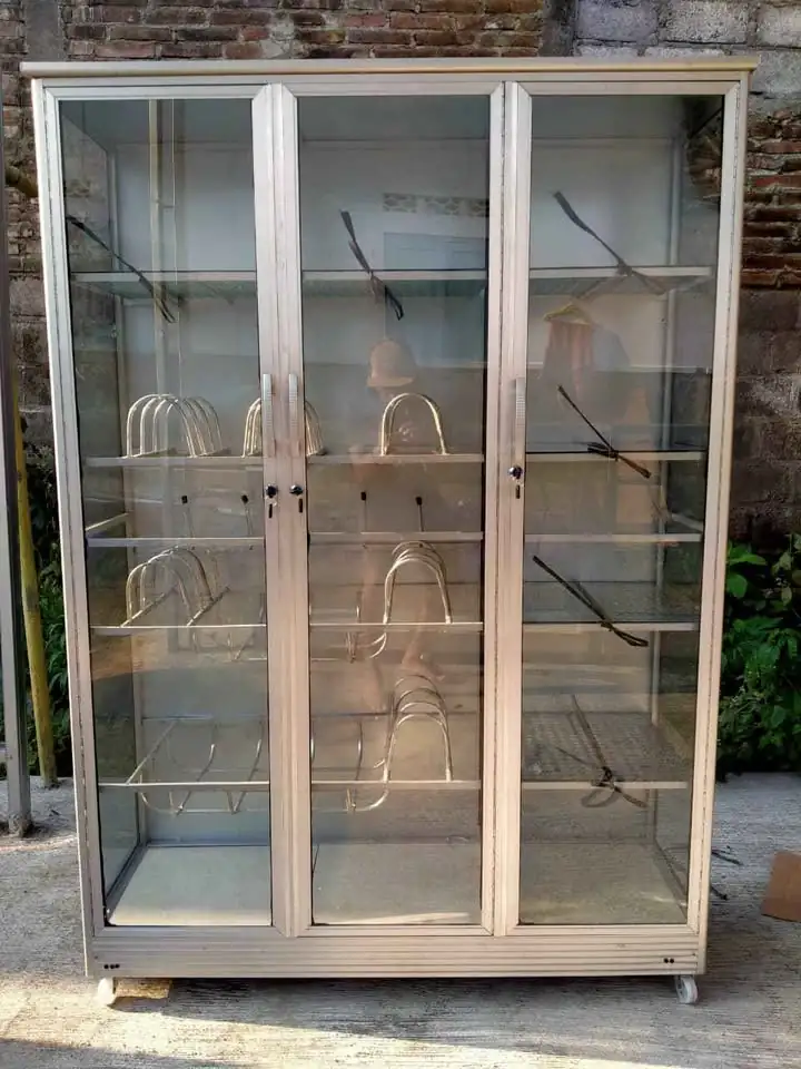 Rak aluminium kaca GRATIS ONGKIR