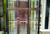 Rak aluminium kaca GRATIS ONGKIR