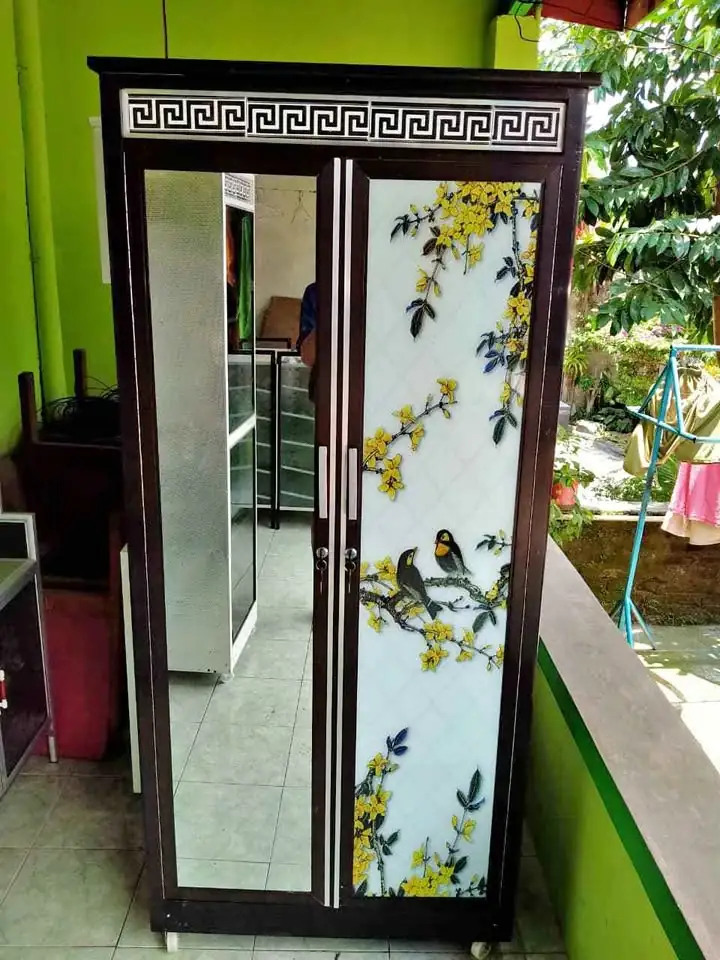 Rak aluminium kaca GRATIS ONGKIR