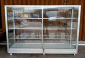 Rak aluminium kaca GRATIS ONGKIR