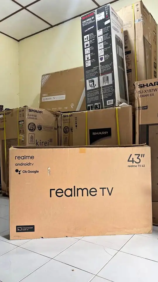 Smart tv 43 inch, Smart Tv REALME, Smart Tv murah, tv led