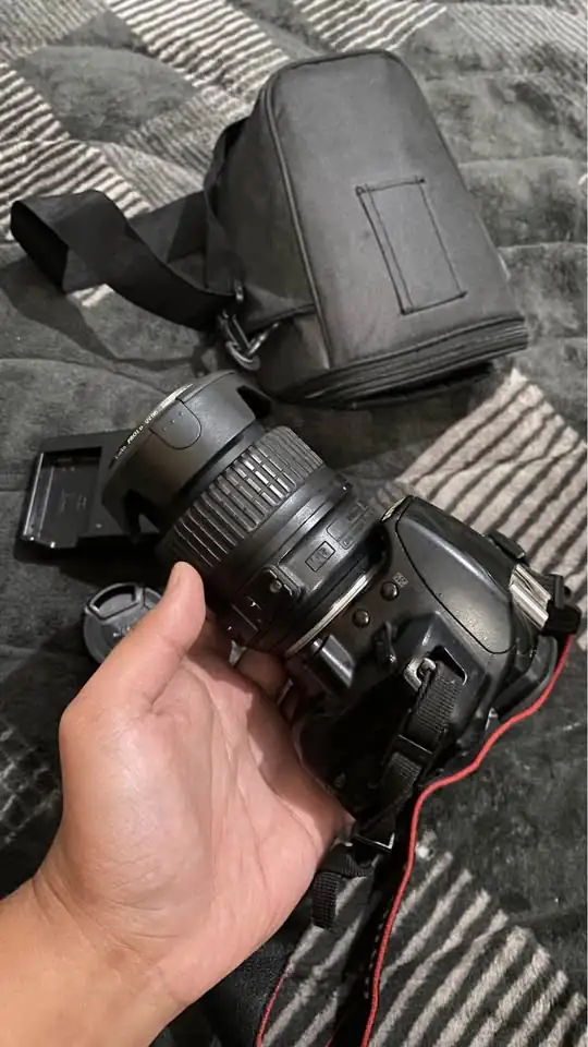 Kamera nikon D3100 lensa 55mm