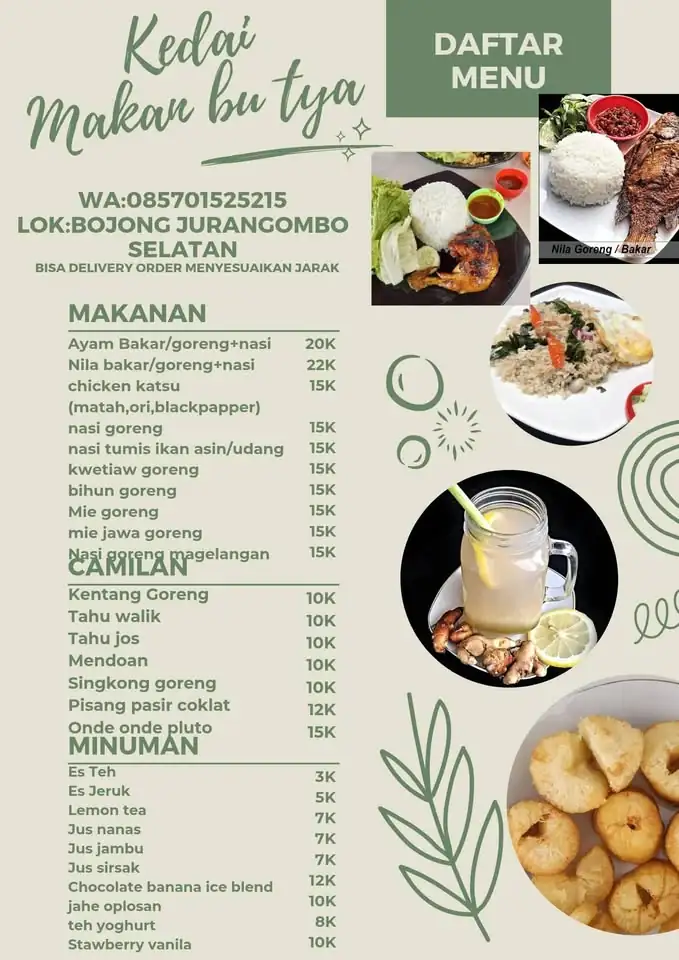Sedia Aneka Makanan Delivery Order