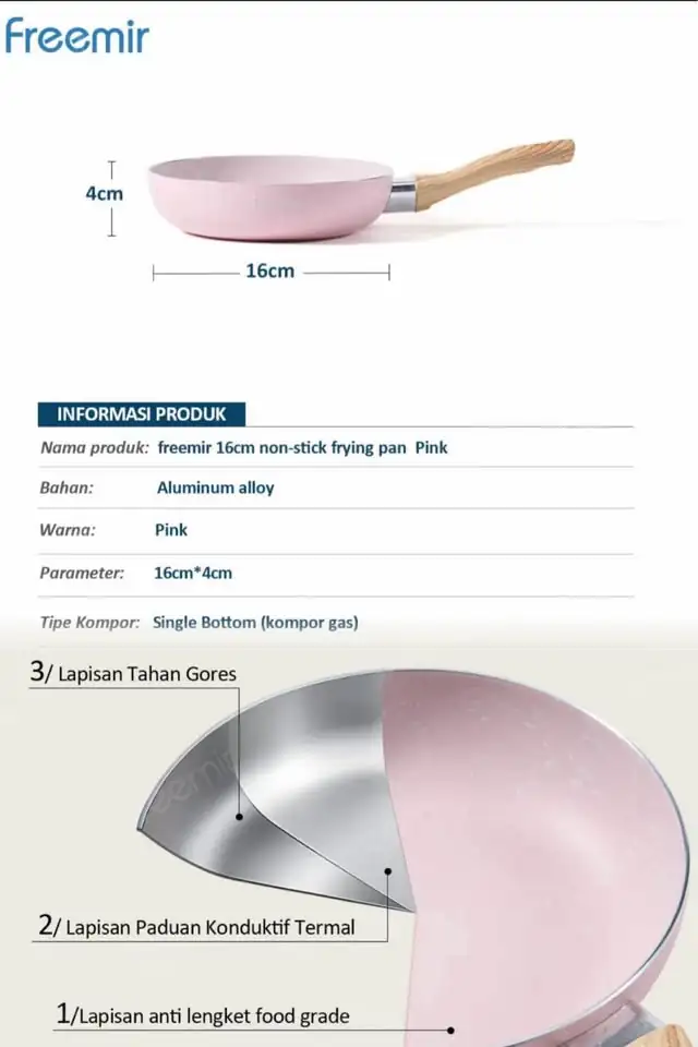 Teflon Anti Lengket merk Freemir