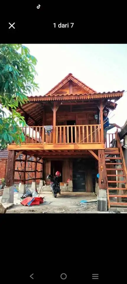 Rumah gladak cantik, unik, kuat tahan lama