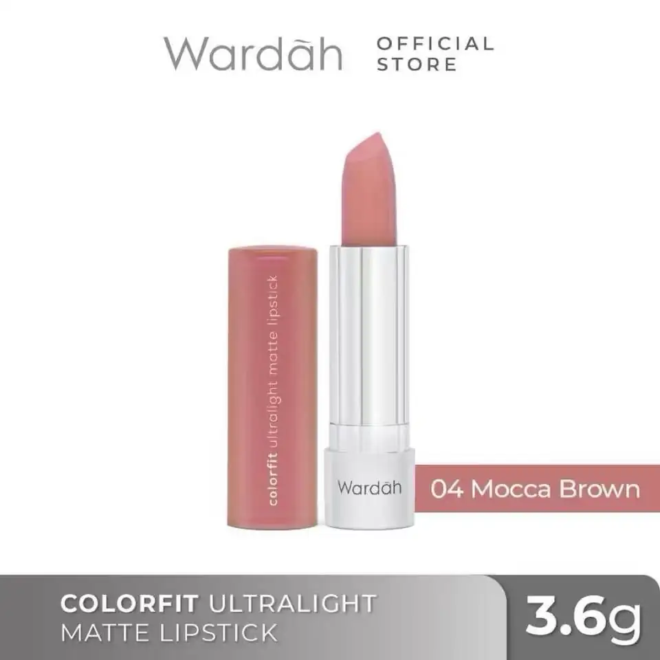 Wardah Ultralight Matte Lipstick 04,10,12