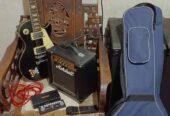 Jual Rockwell ori bukan custom + Ampli Marshall Mg 10 + Efek cube baby